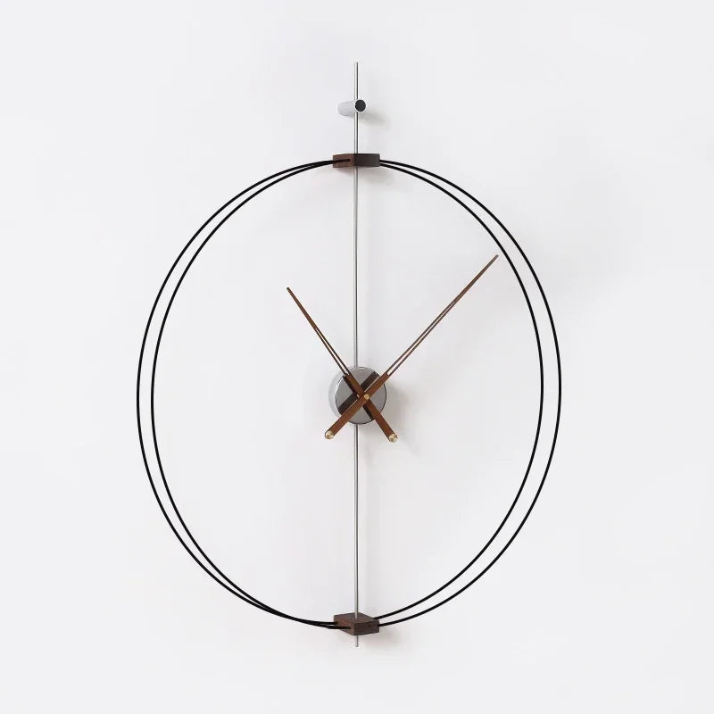 Interior Art Mural Wall Clocks Modern Round Fashion Design Wall Watch Nordic Restaurant Relogio De Parede Living Room Decoration