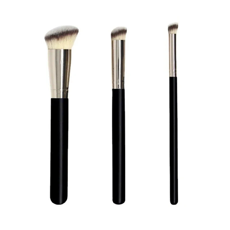 Pinceaux de maquillage, fond de teint, anti-cernes, biseautés, sans couture, synthétiques, anti-cernes, liquides, crèmes, pinceaux de contouring, outil de beauté