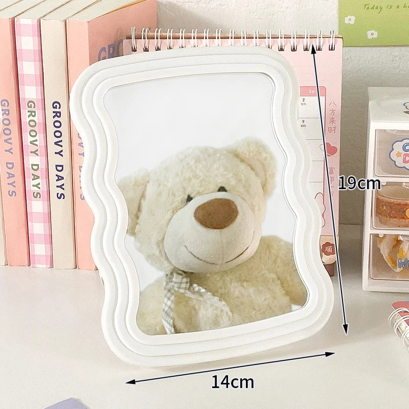 Irregular Makeup Mirrors Desktop Makeup Mirror Ins Cloud Makeup Mirror Aesthetic Room Decor Woman Makeup Supplies