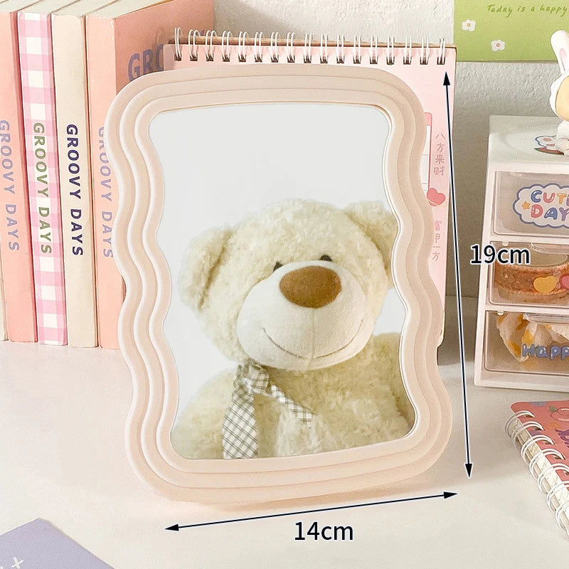 Irregular Makeup Mirrors Desktop Makeup Mirror Ins Cloud Makeup Mirror Aesthetic Room Decor Woman Makeup Supplies