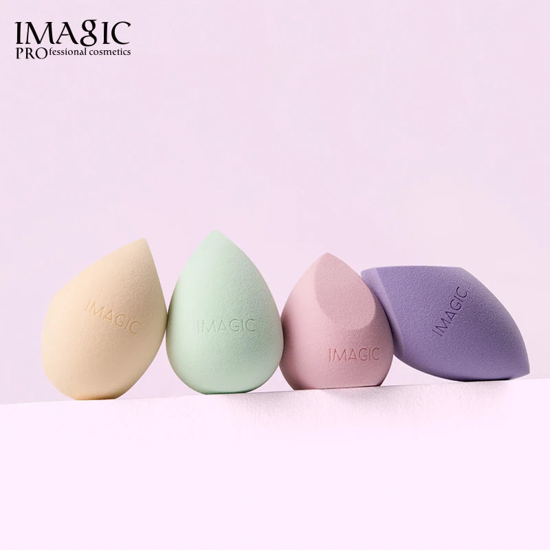 Éponge de maquillage IMAGIC pour fond de teint, blush, base de maquillage, lisse et uniforme, pour débutants. Éponge de maquillage pour débutants. Cosmétiques