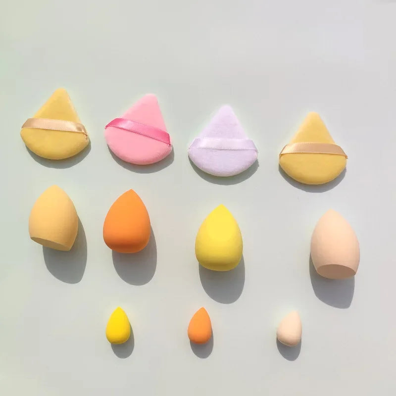 Makeup egg does not eat powder air cushion liquid foundation makeup egg dry wet dual-use makeup sponge multicolor makeup egg
