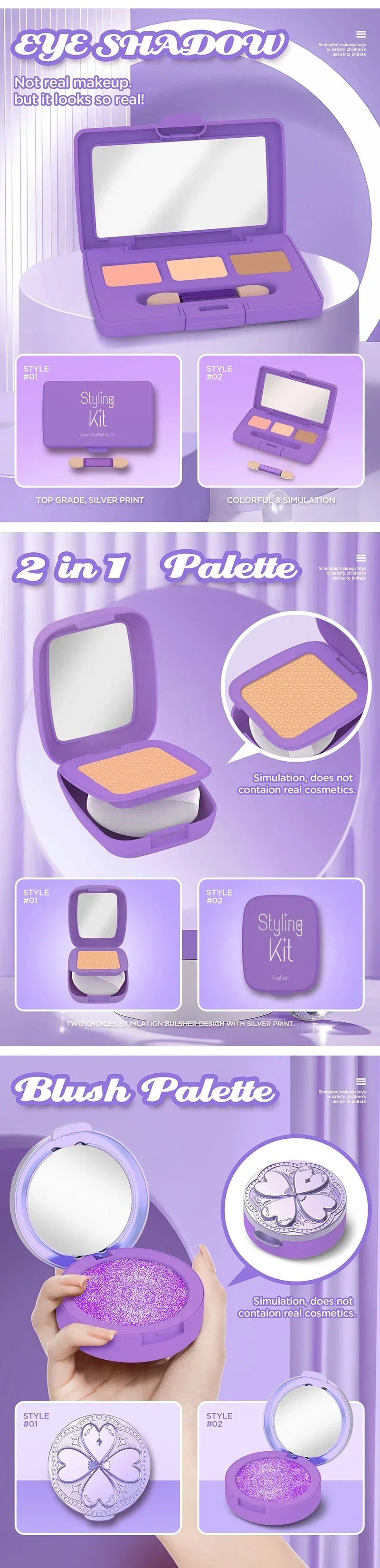 Kids Washable Make Up Makeup Kit for Girl,Pretend Play Cosmetics Toy Simulation Makeup Toys,Play Real Makeup Girls Toys Gift