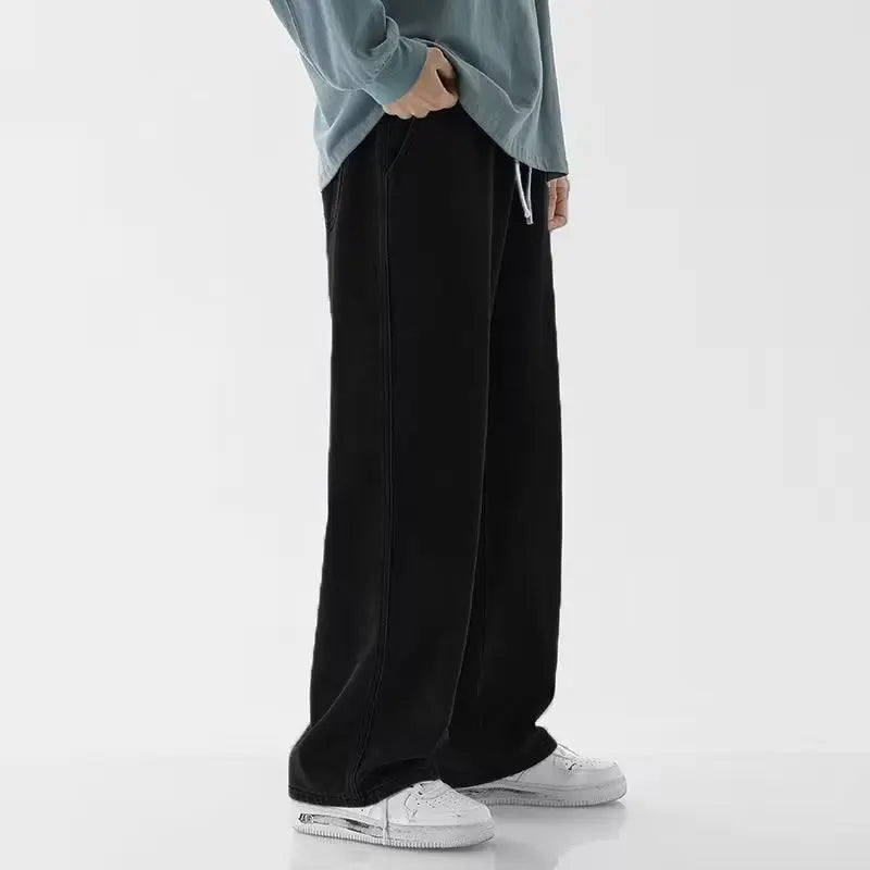 New Men Classic Jeans Jean Homme Pantalones Hombre Men Mannen Soft Black Biker Masculino Denim Overalls Mens Pants Size S-3XL