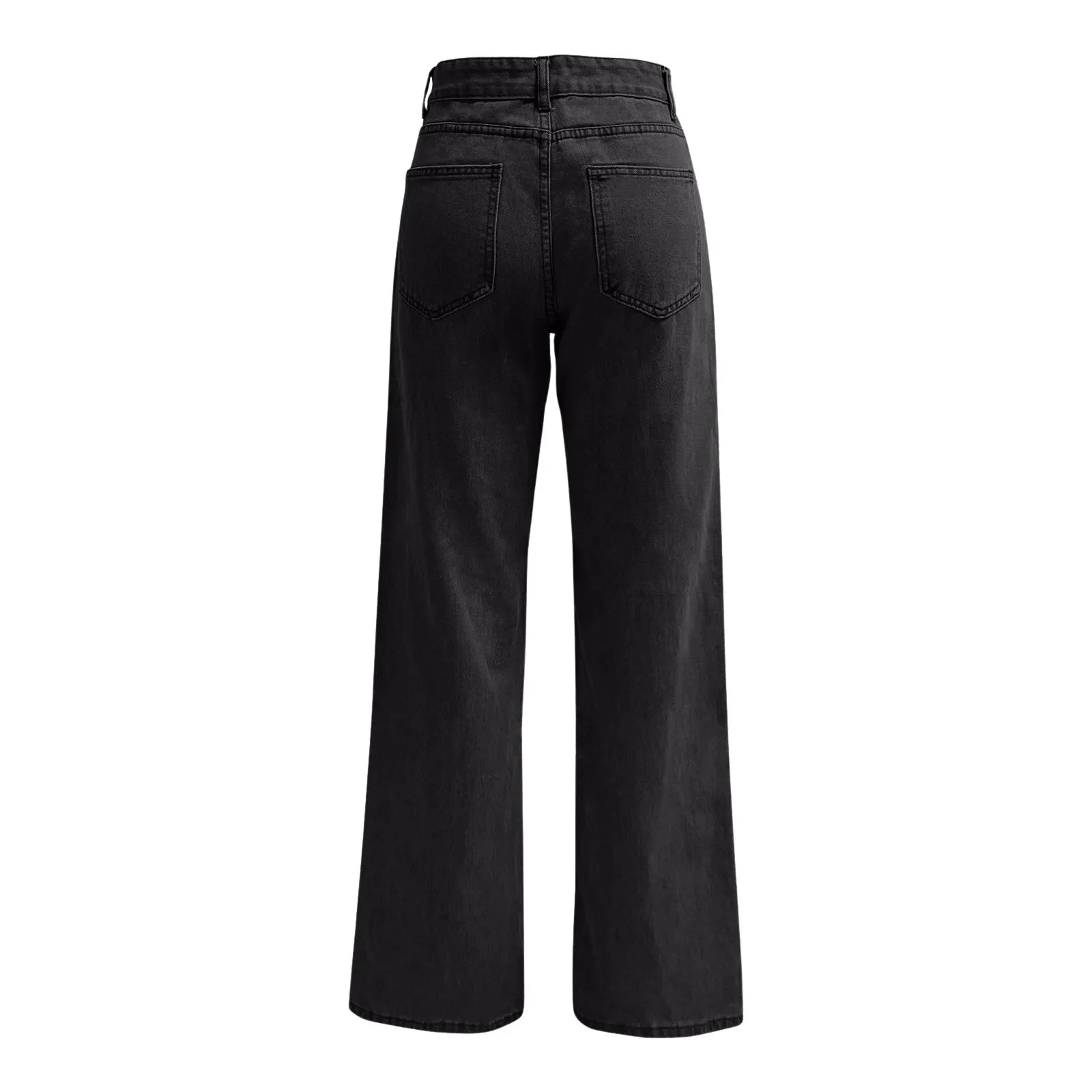 Women's High Waist Washed Women's Jeans Fashionable Versatile Straight Leg Pants Jeans Women Jean Pants Women Jeans Women 2025