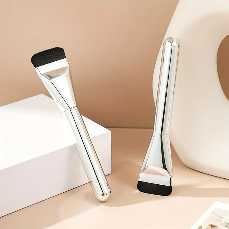 1/2Pc Ultra-Fine Foundation Makeup Brushes - Soft, Synthetic Bristles for Smooth, Flawless Coverage - Perfect for Everyday Use,