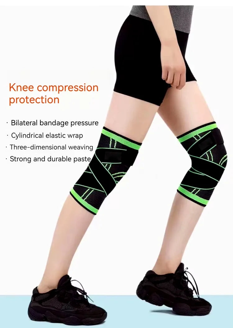 1PC Knee Brace Compression Knit Knee Pad For Sports Quickly Absorb Perspiration Keep Knees Warm Knee Boosters Breathable Support
