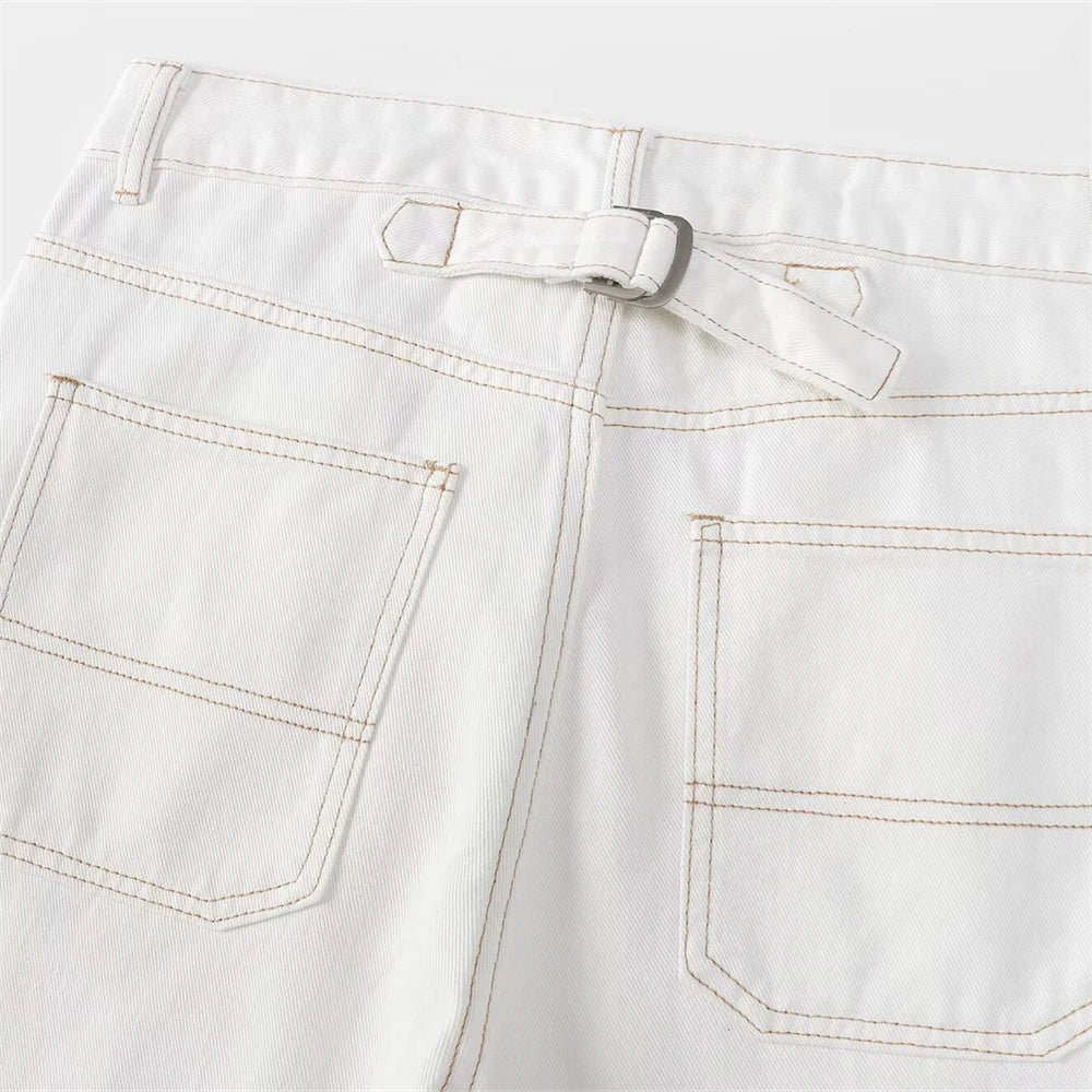 New Women's Clothing Versatile, Fashionable, High Waist, Design Sense, Slim Curled Hem, Jeans for Women