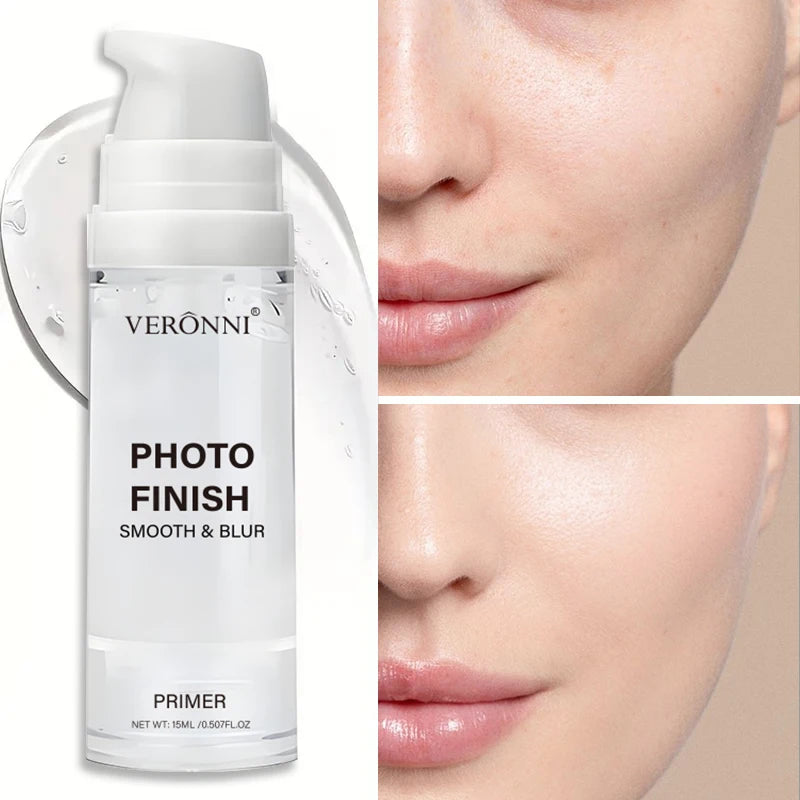 3pcs Face Makeup Kit Include 15ml Full Coverage Liquid Foundation Hydrating Makeup Primer and Loose Powder,Sweat-resistant