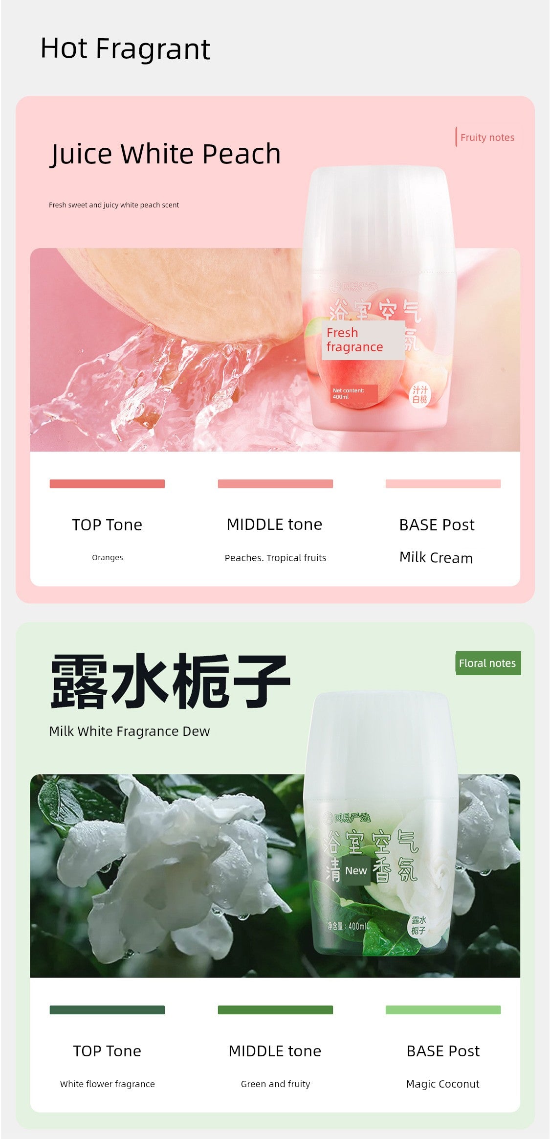 NetEase Yeation Air Lasting Fragrance Bedroom and Toilet
