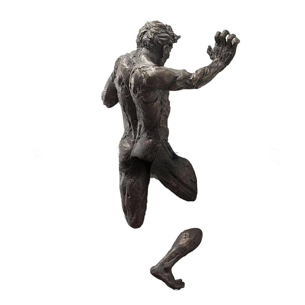 Sculpture murale en résine pour décoration d'intérieur, décoration murale pour salon, pendentif artisanal, accessoires pour la maison