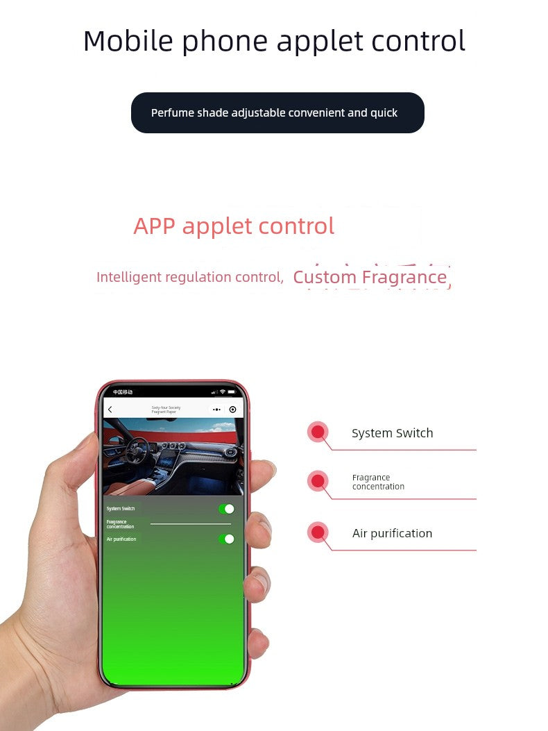 Restoration Negative Ion System Intelligent Car Fragrance