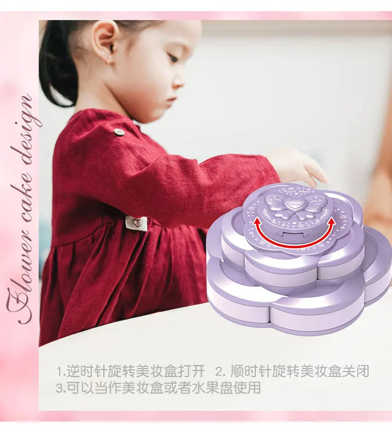 Children'S Cosmetics Toy Set Girl Makeup Box Playing House Toys Girl Makeup Princess Makeup Box Children'S Simulated Makeup Tool