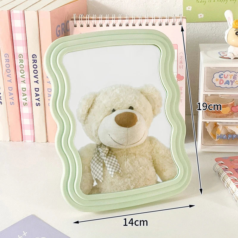 Irregular Makeup Mirrors Desktop Makeup Mirror Ins Cloud Makeup Mirror Aesthetic Room Decor Woman Makeup Supplies
