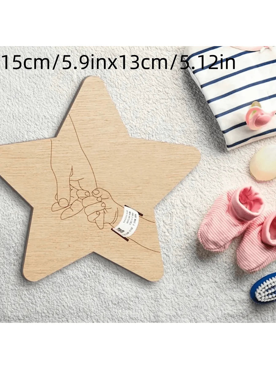 Newborn Hospital Engraved Keepsake Holder Personalized Baby Gift Memorial Pregnancy Wristband For Mother's Day & Father's Day