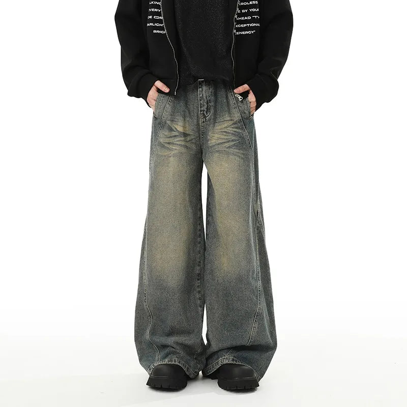 Jean Casual Baggy Jeans for Men Men's Jeans Man Pants Y2k Streetwear Denim Shorts Mens Trousers Clothing Flared Male Cargo New