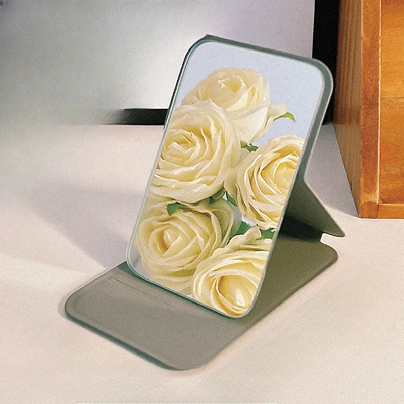 1PC mini folding makeup mirror square portable travel makeup mirror must-have gift for women's makeup and makeup