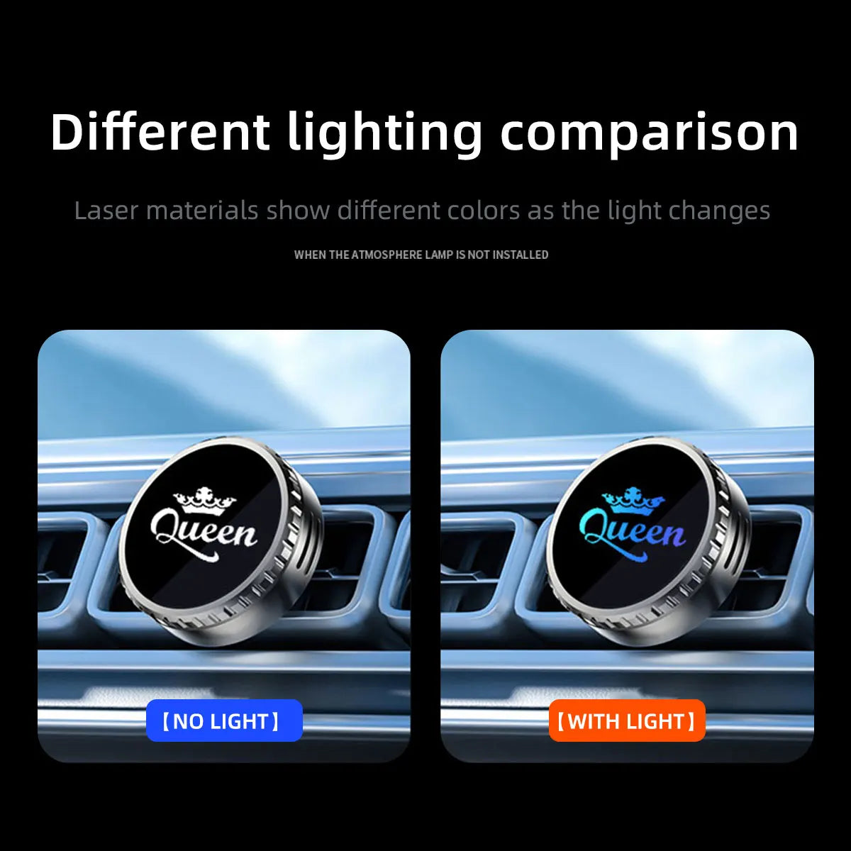 Cologne Car Air Outlet Aromatherapy Solid Fragrance Diffuser Accessories Car Air freshener Dual-purpose vent clip and charm