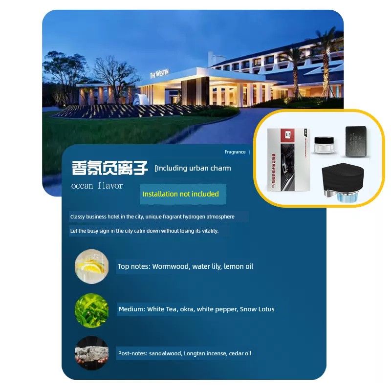 Negative Ion System Air Conditioning Air Outlet Car Fragrance