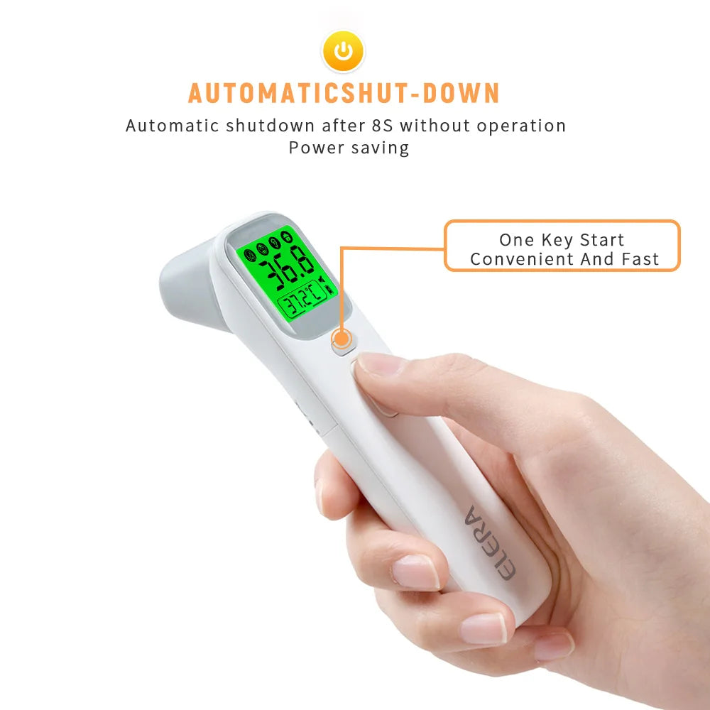 ELERA Infrared Digital Thermometer Forehead Ear Body Fever Termometre Medical Non-contact Temperature Measurement Device
