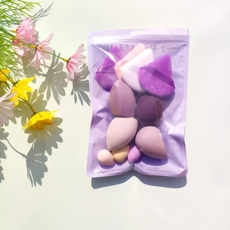 Makeup egg does not eat powder air cushion liquid foundation makeup egg dry wet dual-use makeup sponge multicolor makeup egg