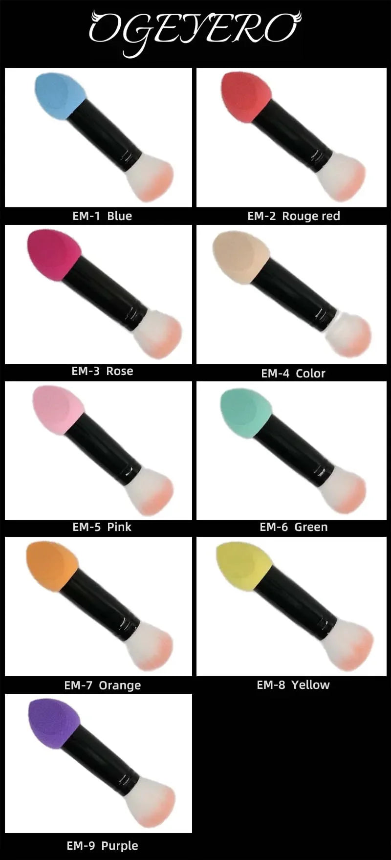 Kit de pinceaux de maquillage Ensemble de pinceaux de maquillage de beauté Pinceau anti-cernes Pinceau cosmétique Blush Fond de teint Fard à paupières Anti-cernes Lèvres Outil pour les yeux