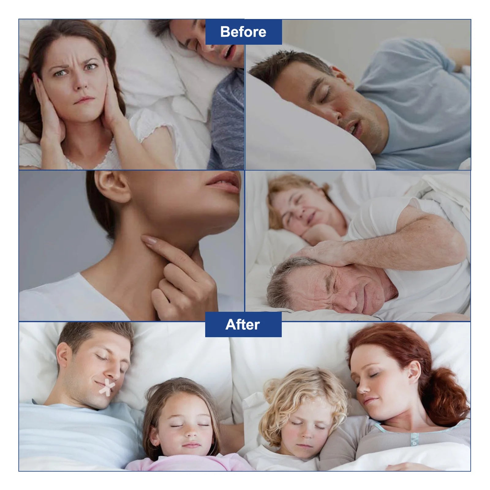 120 bandes de sommeil pour le ronflement, pour une meilleure respiration nasale, un sommeil nocturne amélioré, moins de respiration buccale et de ronflements