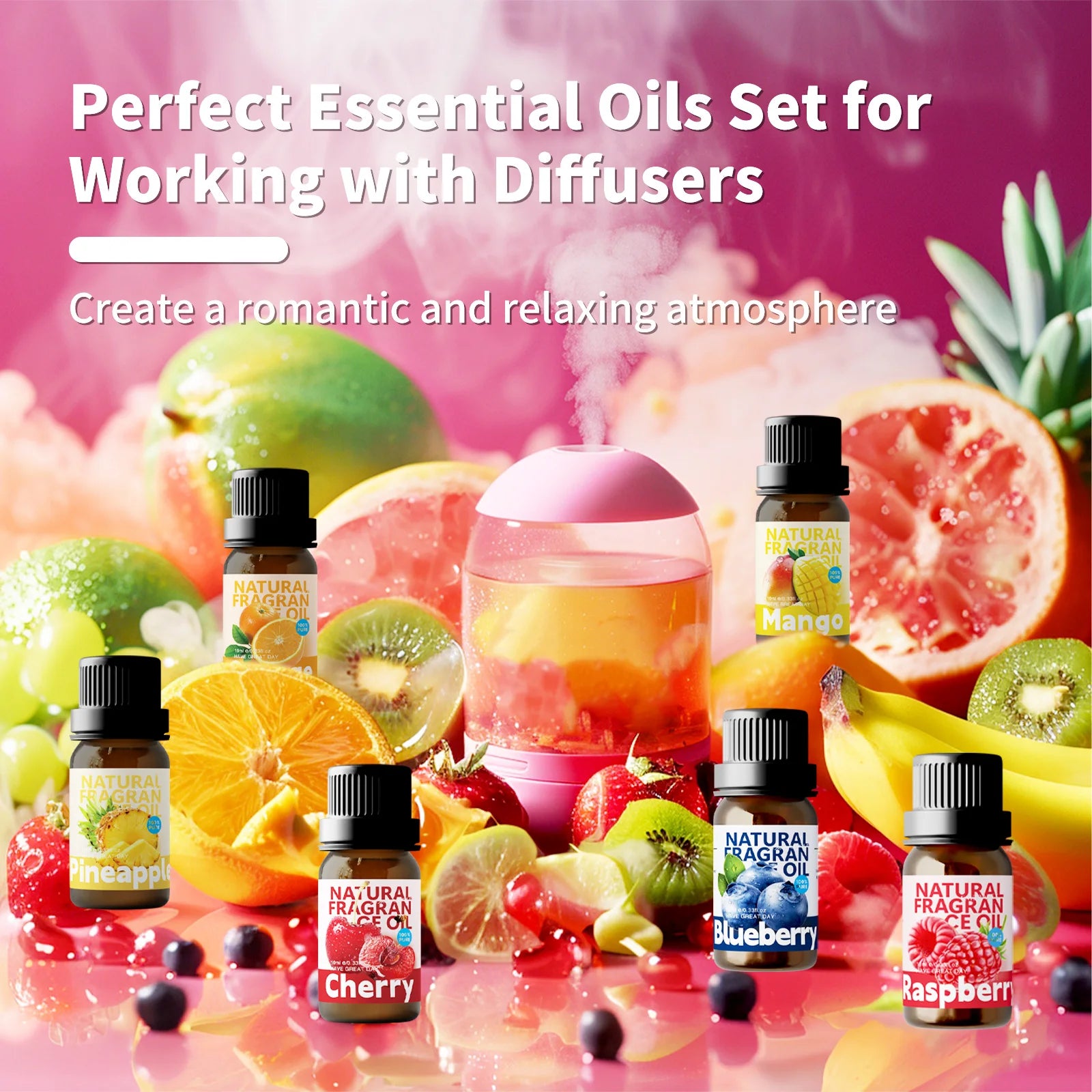 10ml Grapefruit Fragrance Essential Oils Grapefruit Perfume In car fragrance Funny Gifts car smell