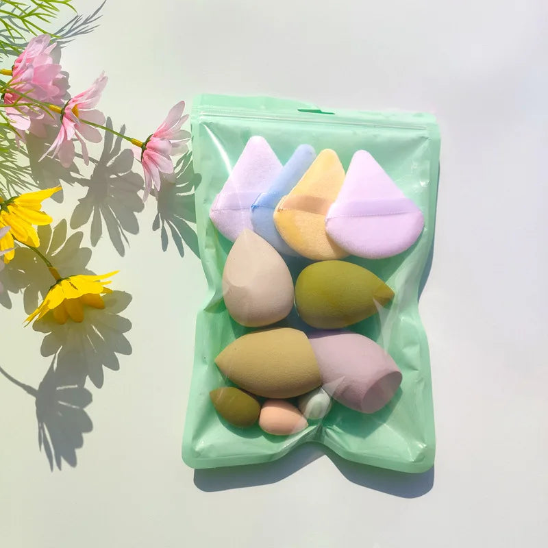 Makeup egg does not eat powder air cushion liquid foundation makeup egg dry wet dual-use makeup sponge multicolor makeup egg