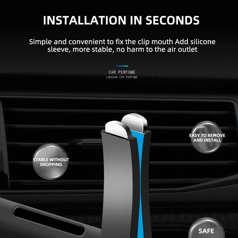 Car perfume, car air outlet, car aromatherapy, air conditioner, interior products, creative fragrance, long-lasting light fragra