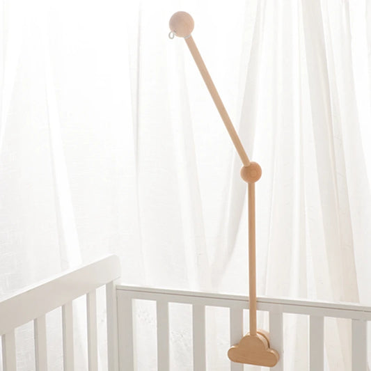 Support de cloche de lit en bois pour bébé de 0 à 12 mois, mobile en bois pour nouveau-né, jouets suspendus, hochets pour nouveau-né