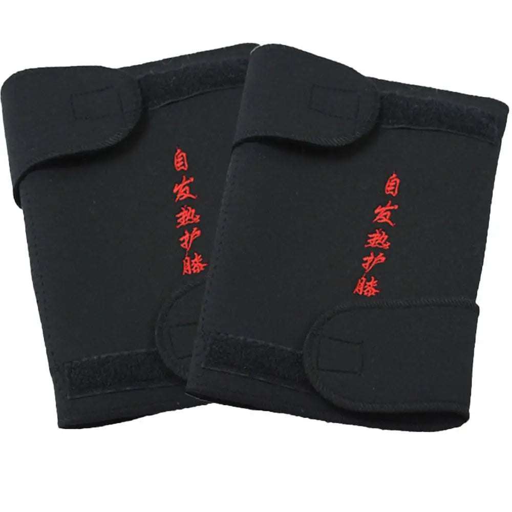 1 Pair Knee Brace Support Pads Adjustable Tourmaline self-heating magnetic therapy Knee Protective Belt Arthritis Knee Massager