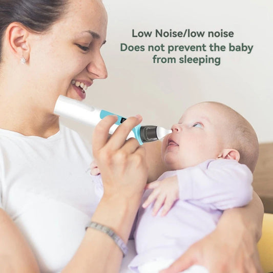 Aspirateur nasal électrique pour bébé, modèle 2024, version rechargeable, aspirateur nasal pour nouveau-né, aspiration pour prévenir la congestion nasale