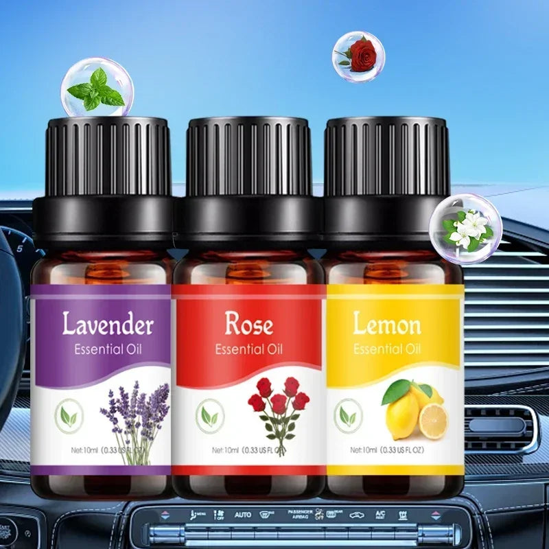 Car Perfume Water-soluble Air Freshener Aroma Diffuser Air Humidifier Essential Oils Freshener Scents Fragrance Oil Perfume 10ml