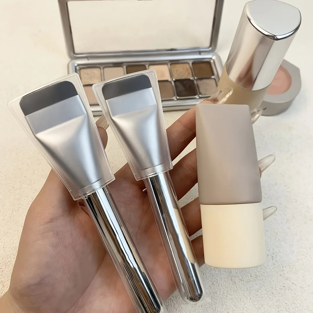 1/2Pc Ultra-Fine Foundation Makeup Brushes - Soft, Synthetic Bristles for Smooth, Flawless Coverage - Perfect for Everyday Use,