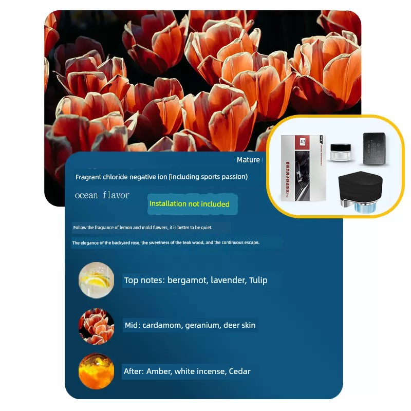 Negative Ion System Air Conditioning Air Outlet Car Fragrance