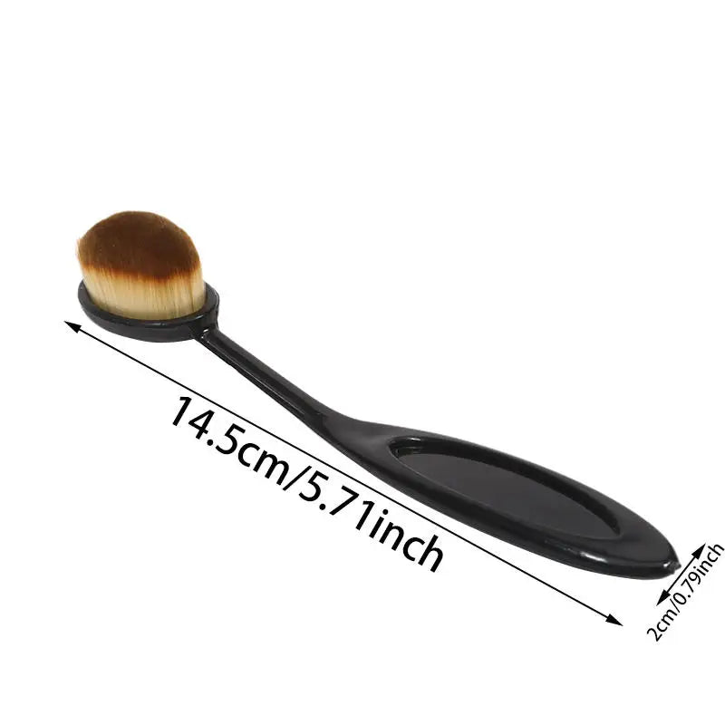 3/5 PCS Foundation Brush Toothbrush Shape Makeup Make Up Tools Get Fast Even Application of Creams and Powders Cosmnetic
