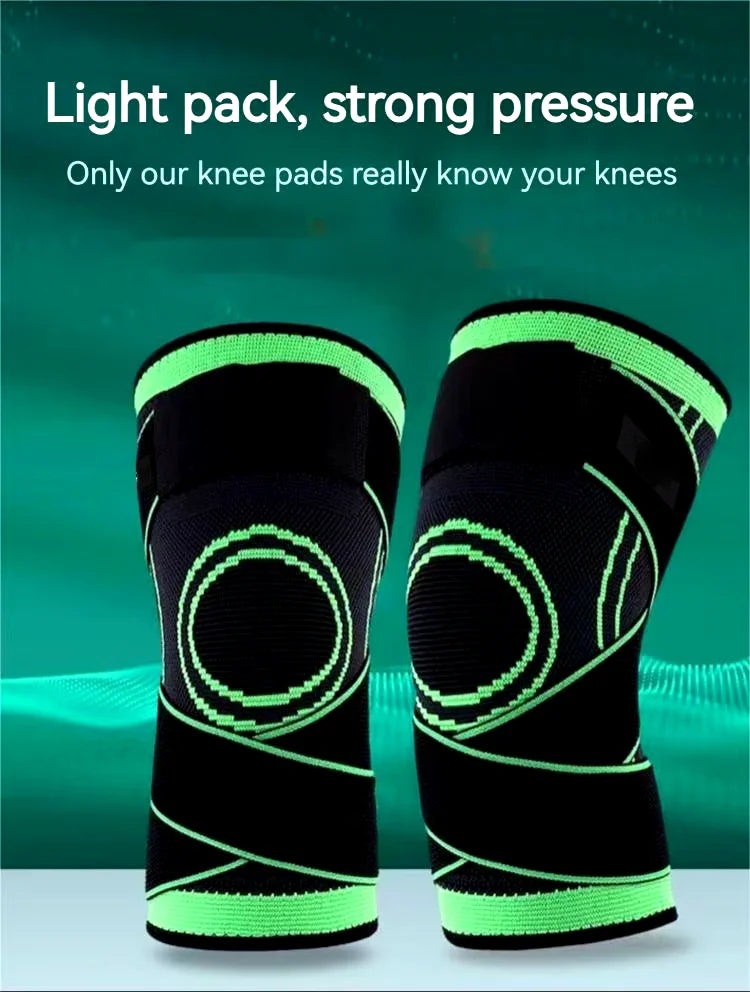 1PC Knee Brace Compression Knit Knee Pad For Sports Quickly Absorb Perspiration Keep Knees Warm Knee Boosters Breathable Support