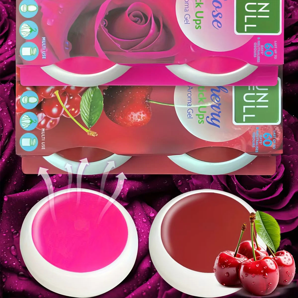 Long-lasting fragrance, fresh and pleasant, rich natural lavender, citrus, cherry, rose plant fragrance