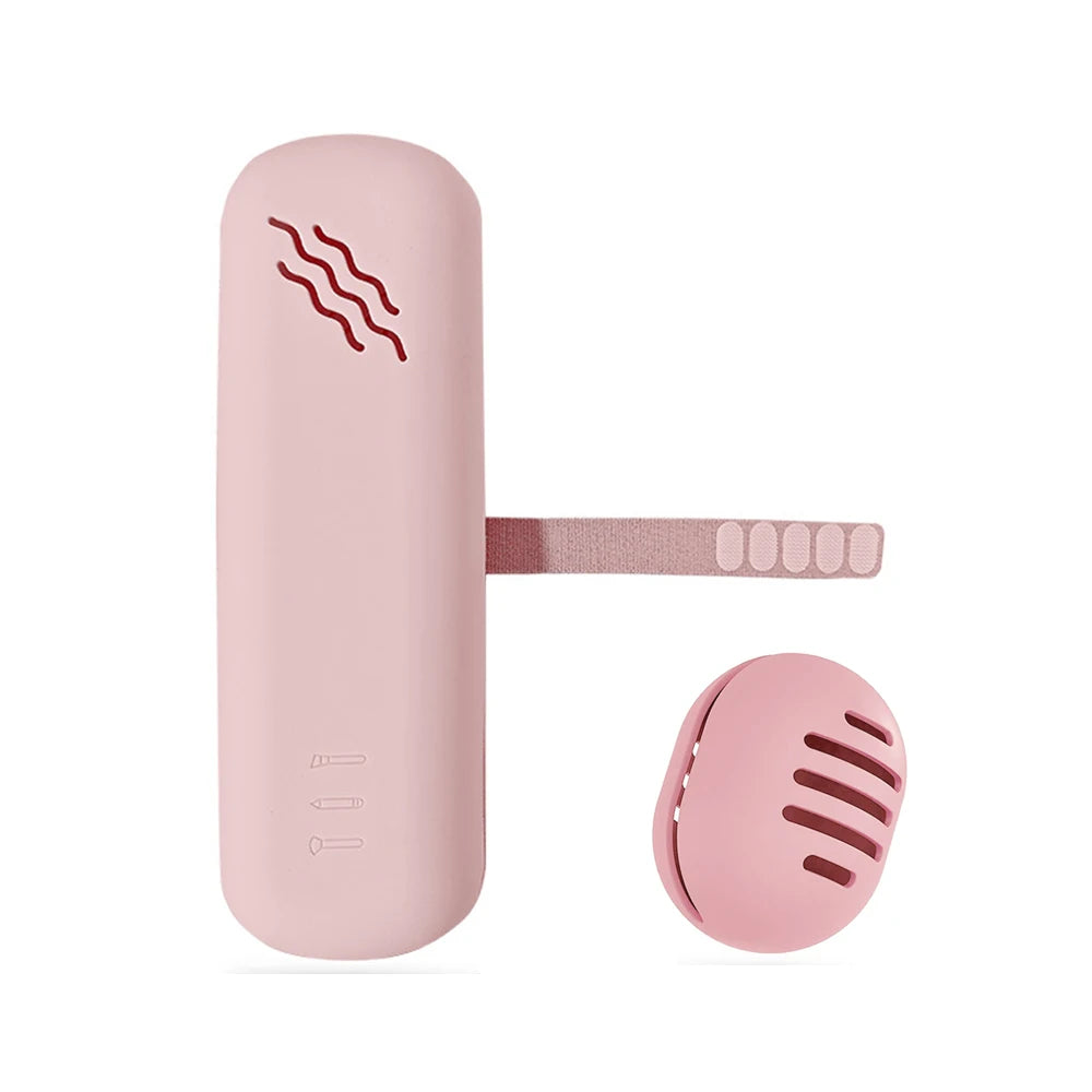 Travel Makeup Brush Bag Set Silicone Storage Bag With AntiFall Closure Daily Makeup Bag Makeup Sponge Box Waterproof Makeup Tool