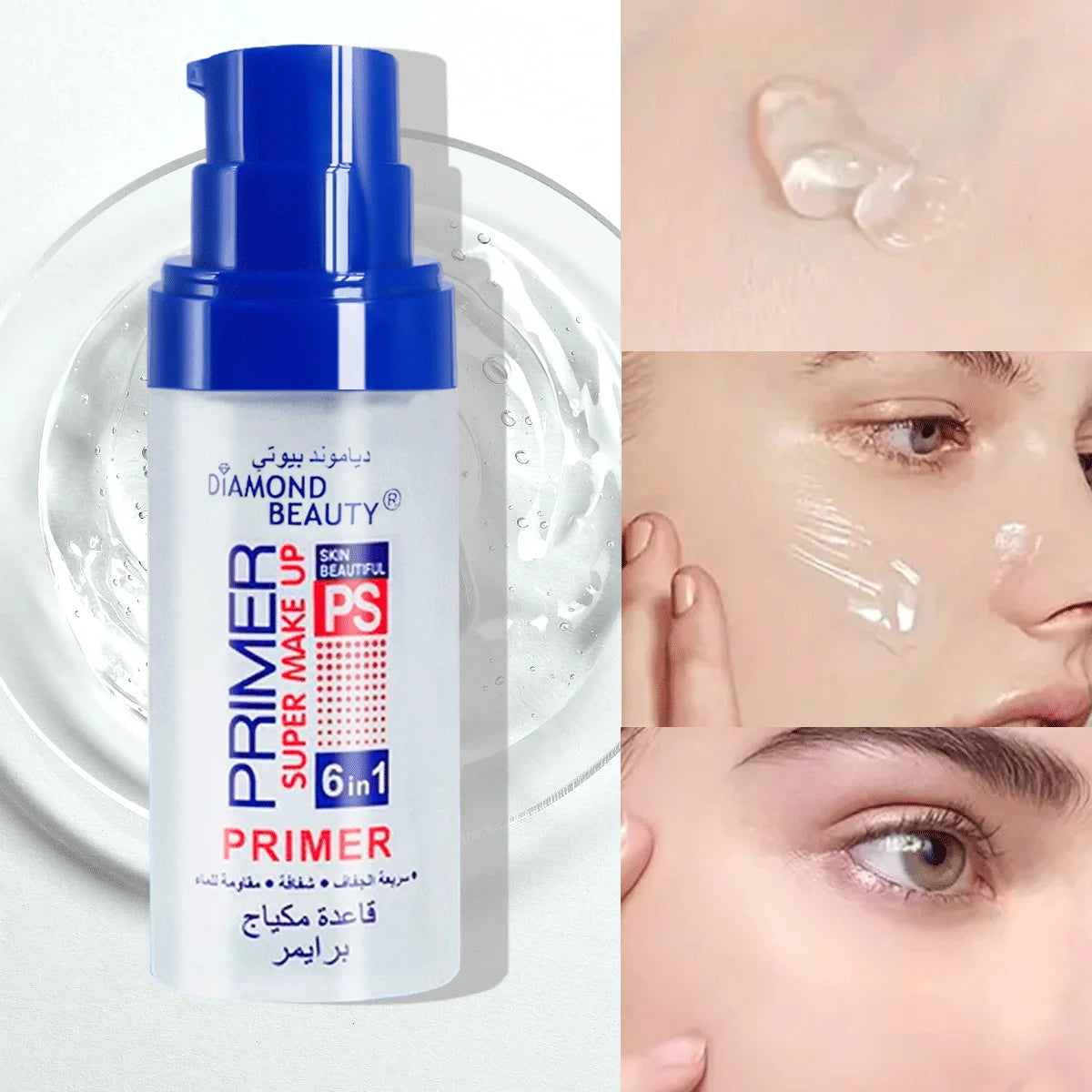 Face Makeup Primer Transparent Jelly Primer Makeup Base Color Rendering Long Lasting Makeup Holding Pre Natural Makeup Base Crea