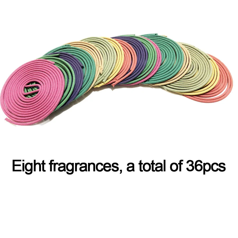 【 Women's Favorite 】 Pure Fragrance 18/36/42oil Color Eleven Mixed Pan Fragrance, Rainbow Color Coil Aroma, Contains Old Sandalw