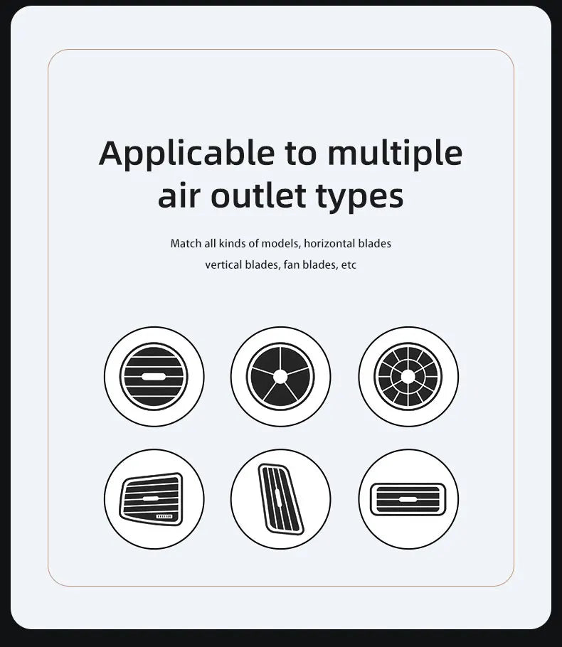 Cologne Car Air Outlet Aromatherapy Solid Fragrance Diffuser Accessories Car Air freshener Dual-purpose vent clip and charm