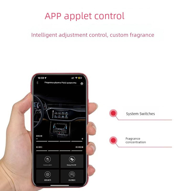 Negative Ion System Air Conditioning Air Outlet Car Fragrance