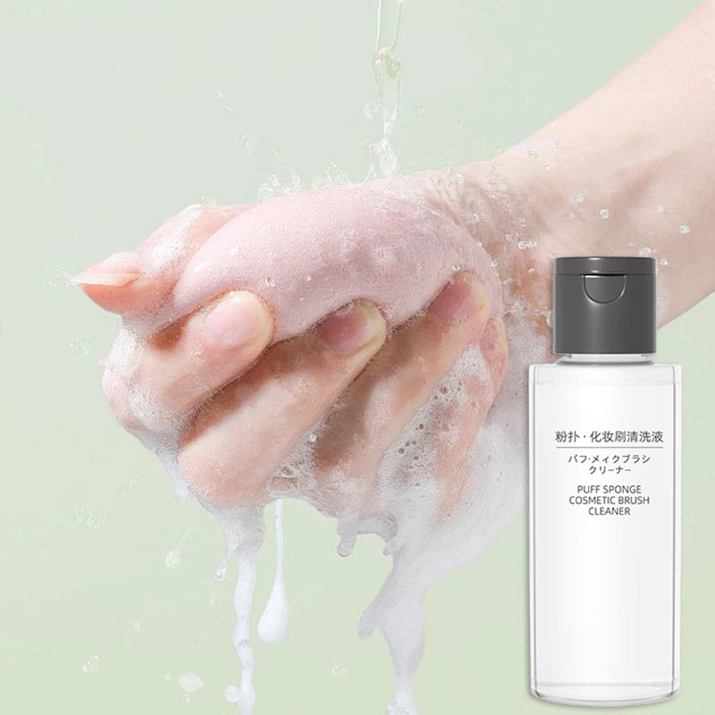 50/80ML Makeup Puff Cleaner Makeup Tool Specific Brush Makeup Egg Cushion Sponge Makeup Cleaning Tool Cleaning Solution