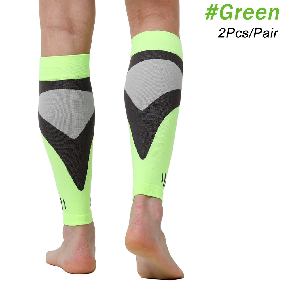 1 Pair Calf Compression Sleeves, Footless Socks Support for Running, Men Women Leg Sleeve Brace for Shin Guard Splints Swelling