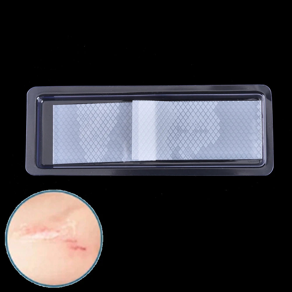 Patch en gel de silicone blanc 12 cm x 3,5 cm pour éliminer les cicatrices de césarienne, les marques de plaies, les cicatrices cutanées, traitement thérapeutique, 1 pièce