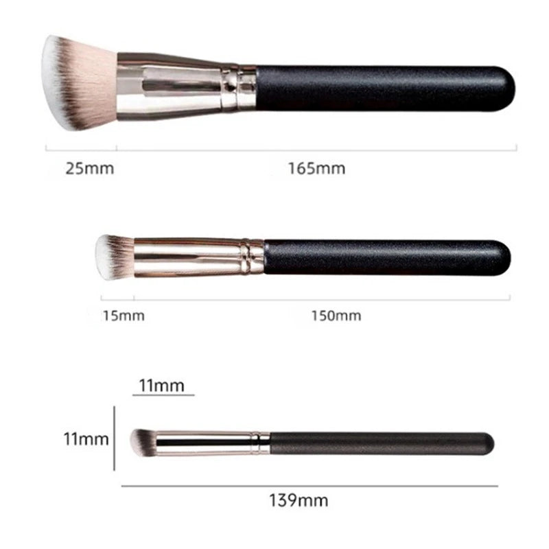Makeup Brushes Seamless Cover Synthetic Dark Circles Liquid Cream Foundation Concealer Angled  Cosmetics Contour Brush for Women