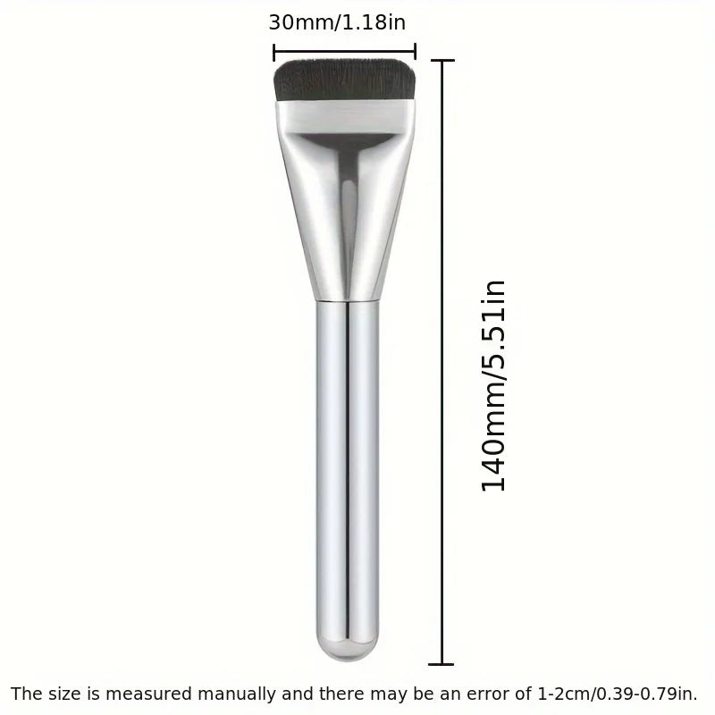 1/2Pc Ultra-Fine Foundation Makeup Brushes - Soft, Synthetic Bristles for Smooth, Flawless Coverage - Perfect for Everyday Use,