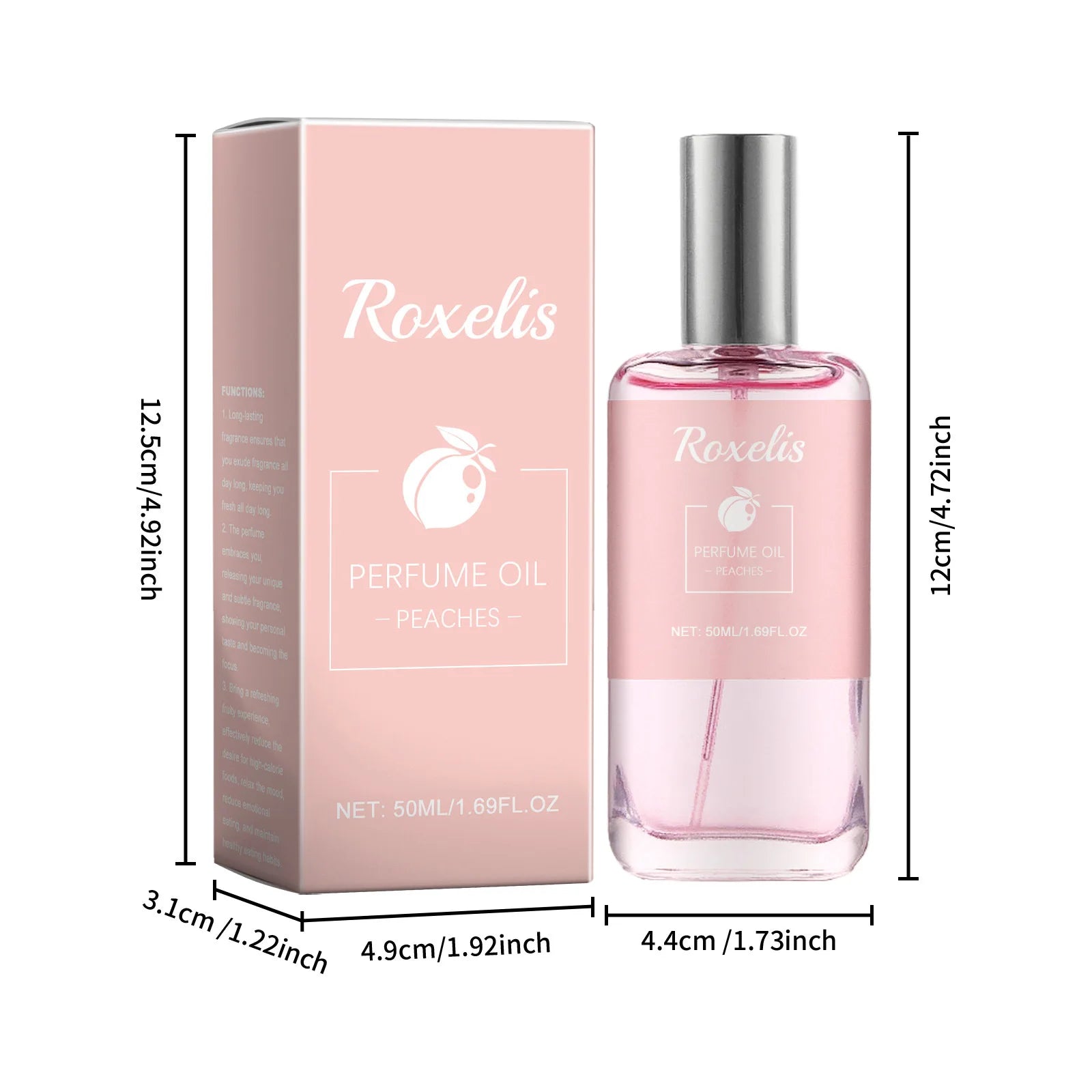 Peach Fragrant Perfume Lasting Sweet Aroma Light Fragrance Enhanced Pheromone Elegant Stimulates Flirtation Perfume Social Date